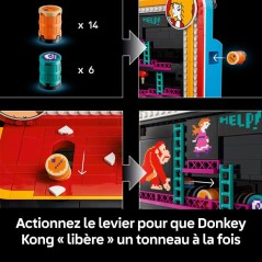 LEGO Donkey Kong Jeu d'Arcade Donkey Kong - Set pour Adulte - Maquette