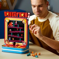 LEGO Donkey Kong Jeu d'Arcade Donkey Kong - Set pour Adulte - Maquette