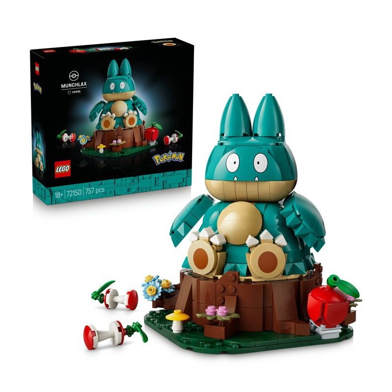 LEGO Pokémon 72150 - Goinfrex - Set Collector pour Adulte - Idée Cad