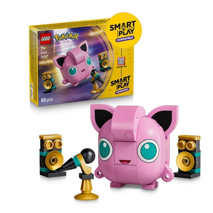 LEGO Pokémon 72159 - Set de construction compatible SMART Play™ - Rondoudou, Concert - Des 7 ans LEGO Pokémon 72159 - Set de construction compatible SMART Play™ - Rondoudou, Concert - Des 7 ans