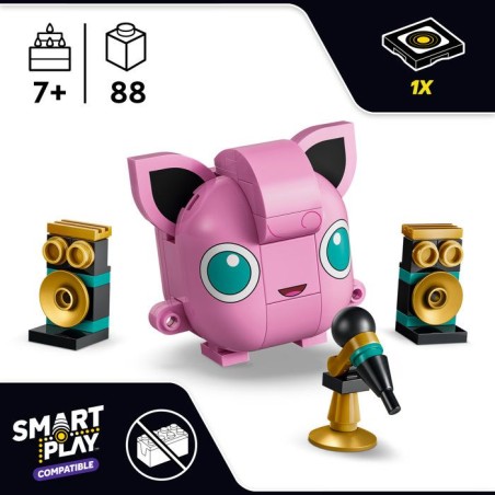 LEGO Pokémon 72159 - Set de construction compatible SMART Play™ - Rondoudou, Concert - Des 7 ans
