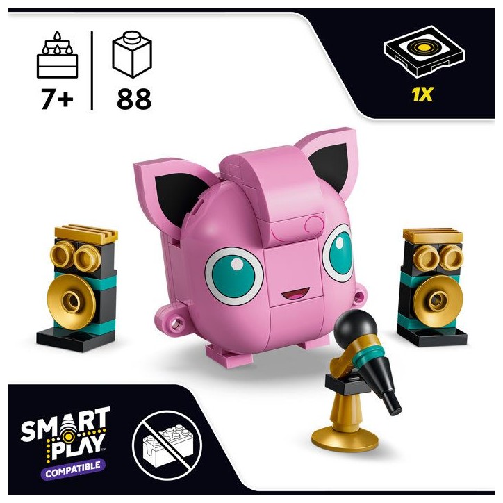 LEGO Pokémon 72159 - Set de construction compatible SMART Play™ - Rondoudou, Concert - Des 7 ans LEGO Pokémon 72159 - Set de construction compatible SMART Play™ - Rondoudou, Concert - Des 7 ans
