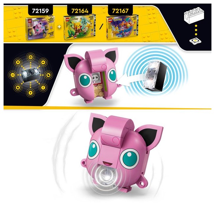 LEGO Pokémon 72159 - Set de construction compatible SMART Play™ - Rondoudou, Concert - Des 7 ans LEGO Pokémon 72159 - Set de construction compatible SMART Play™ - Rondoudou, Concert - Des 7 ans