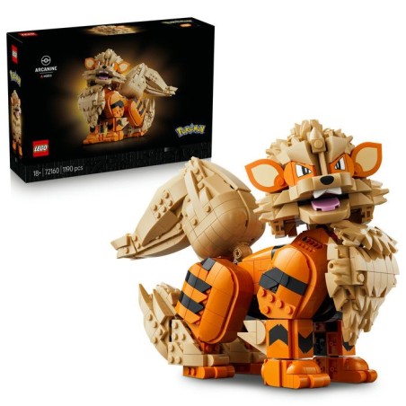 LEGO Pokémon 72160 - Arcanin- Set Collector pour Adulte - Idée Cadea