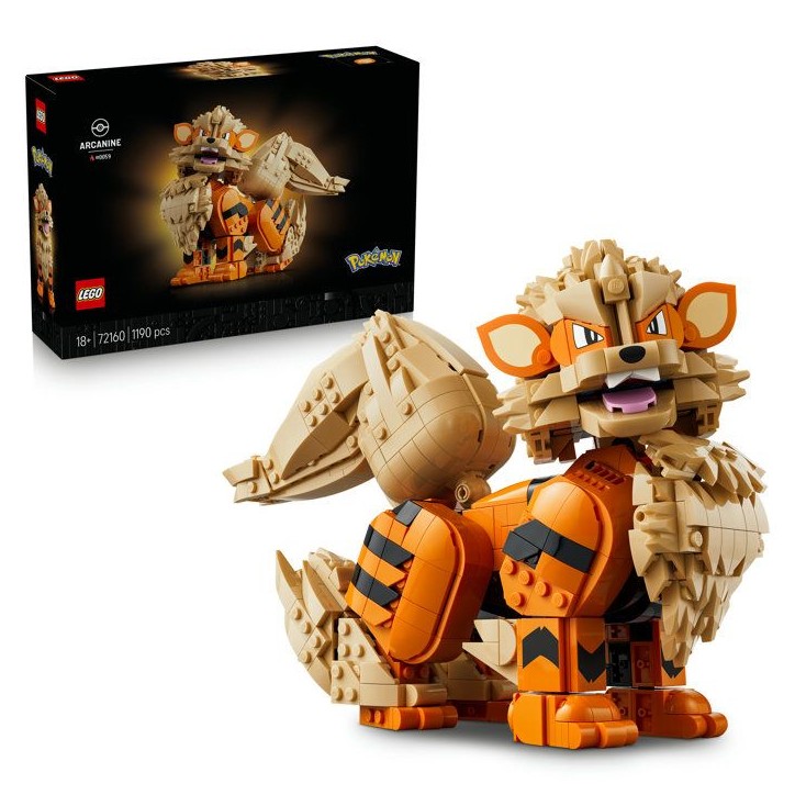 LEGO Pokémon 72160 - Arcanin- Set Collector pour Adulte - Idée Cadeau Gaming LEGO Pokémon 72160 - Arcanin- Set Collector pour Adulte - Idée Cadeau Gaming
