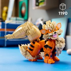 LEGO Pokémon 72160 - Arcanin- Set Collector pour Adulte - Idée Cadeau Gaming