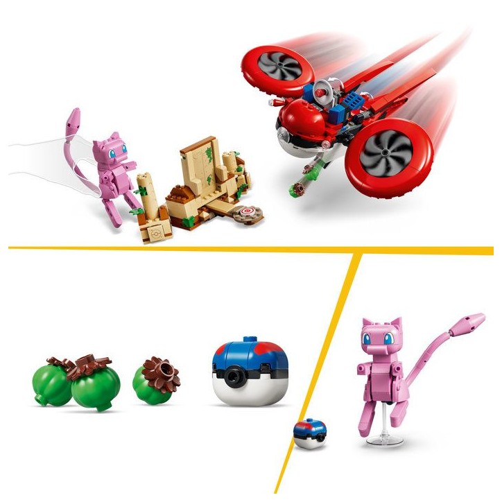 LEGO Pokémon 72161 - Set de construction compatible SMART Play™ - Mew, Recherche en drone - Des 8 ans LEGO Pokémon 72161 - Set de construction compatible SMART Play™ - Mew, Recherche en drone - Des 8 ans