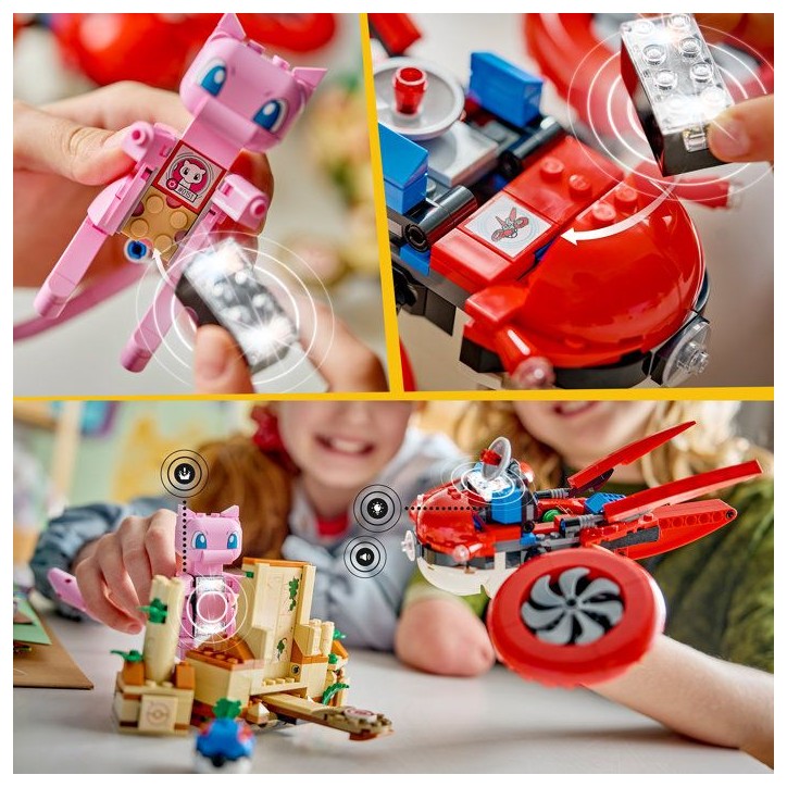 LEGO Pokémon 72161 - Set de construction compatible SMART Play™ - Mew, Recherche en drone - Des 8 ans LEGO Pokémon 72161 - Set de construction compatible SMART Play™ - Mew, Recherche en drone - Des 8 ans