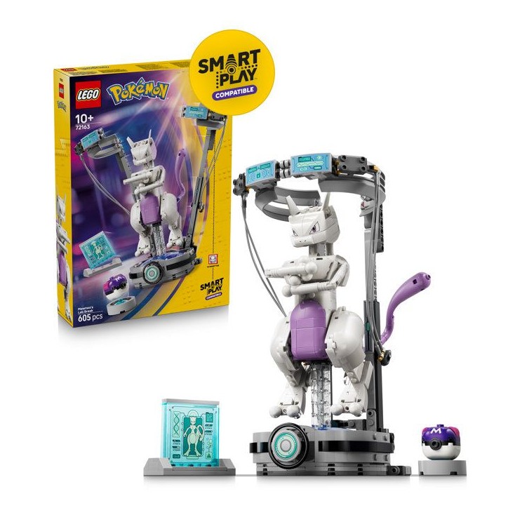 LEGO Pokémon 72163 - Set de construction comaptible Pokémon SMART Play™ - Mewtwo, Évasion du labo - Des 8 ans LEGO Pokémon 72163 - Set de construction comaptible Pokémon SMART Play™ - Mewtwo, Évasion du labo - Des 8 ans