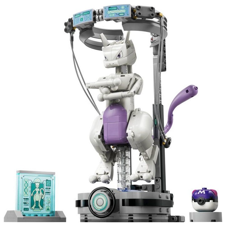 LEGO Pokémon 72163 - Set de construction comaptible Pokémon SMART Play™ - Mewtwo, Évasion du labo - Des 8 ans LEGO Pokémon 72163 - Set de construction comaptible Pokémon SMART Play™ - Mewtwo, Évasion du labo - Des 8 ans