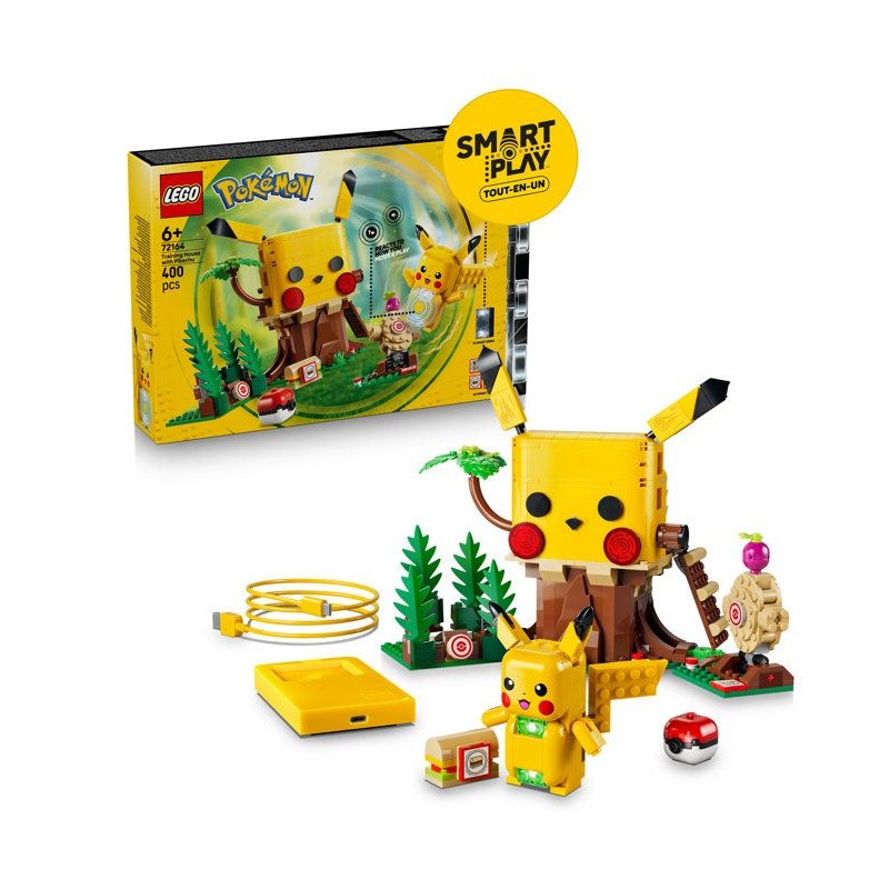 LEGO Pokémon 72164 - Set de construction SMART Play™ - Pikachu, Cab