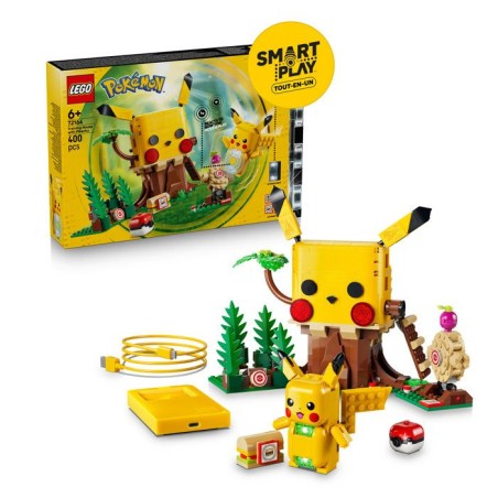 LEGO Pokémon 72164 - Set de construction SMART Play™ - Pikachu, Cab