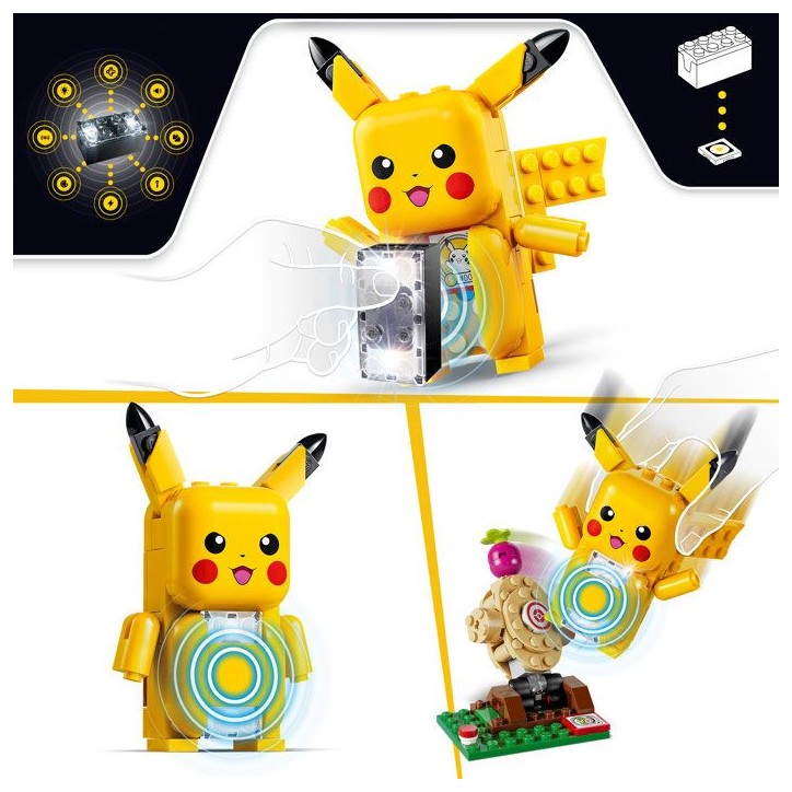 LEGO Pokémon 72164 - Set de construction SMART Play™ - Pikachu, Cabane d'entraînement - Set Tout-en-un - Des 7 ans LEGO Pokémon 72164 - Set de construction SMART Play™ - Pikachu, Cabane d'entraînement - Set Tout-en-un - Des 7 ans
