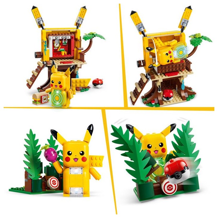 LEGO Pokémon 72164 - Set de construction SMART Play™ - Pikachu, Cabane d'entraînement - Set Tout-en-un - Des 7 ans LEGO Pokémon 72164 - Set de construction SMART Play™ - Pikachu, Cabane d'entraînement - Set Tout-en-un - Des 7 ans