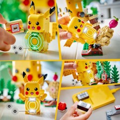 LEGO Pokémon 72164 - Set de construction SMART Play™ - Pikachu, Cab