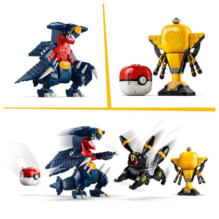LEGO Pokémon 72165 - Set de construction compatible SMART Play™ - Noctali et Carchacrok, Combat - Des 10 ans LEGO Pokémon 72165 - Set de construction compatible SMART Play™ - Noctali et Carchacrok, Combat - Des 10 ans