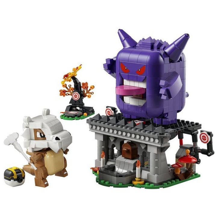 LEGO Pokémon 72166 - Set de construction compatible SMART Play™ - Ectoplasma et Osselait, Effrayant Affrontement - Des 7 ans LEGO Pokémon 72166 - Set de construction compatible SMART Play™ - Ectoplasma et Osselait, Effrayant Affrontement - Des 7 ans