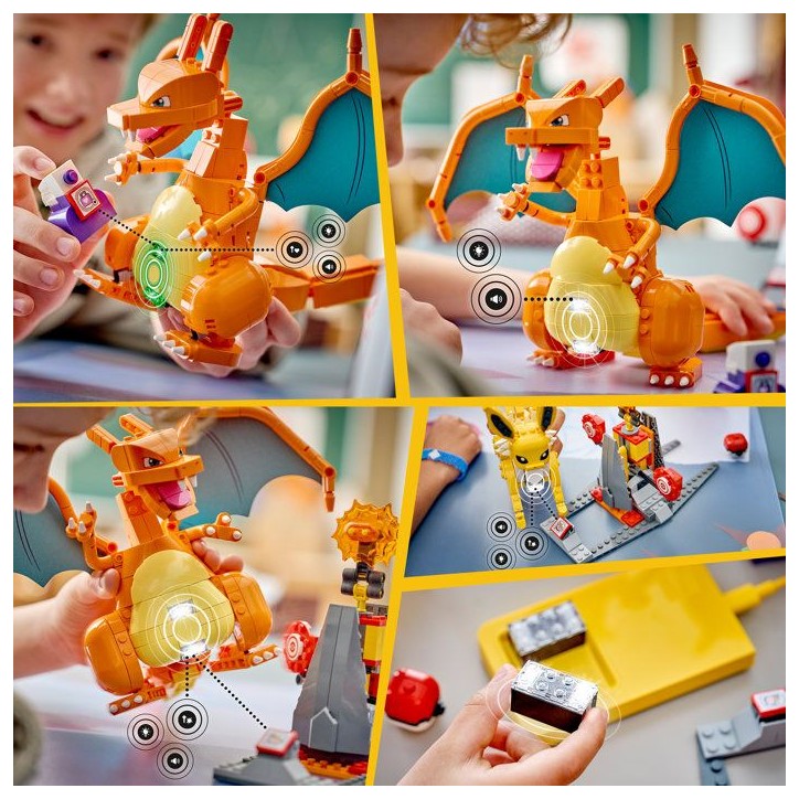 LEGO Pokémon 72167 - Set de construction Pokémon SMART Play™ - Dracaufeu et Voltali, Combat Ultime - Set Tout-en-un - Des 8 LEGO Pokémon 72167 - Set de construction Pokémon SMART Play™ - Dracaufeu et Voltali, Combat Ultime - Set Tout-en-un - Des 8