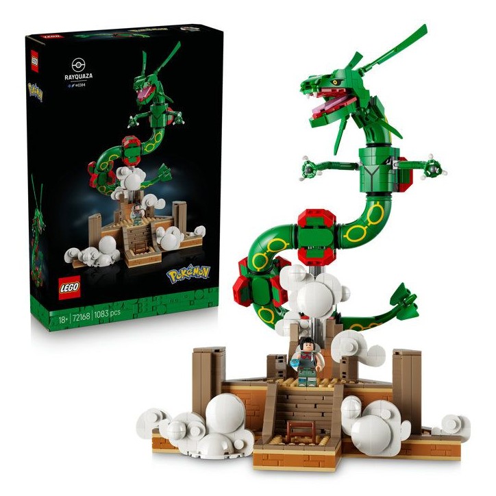 LEGO Pokémon 72168 - Rayquaza - Set Collector pour Adulte - Idée Cadeau Gaming LEGO Pokémon 72168 - Rayquaza - Set Collector pour Adulte - Idée Cadeau Gaming