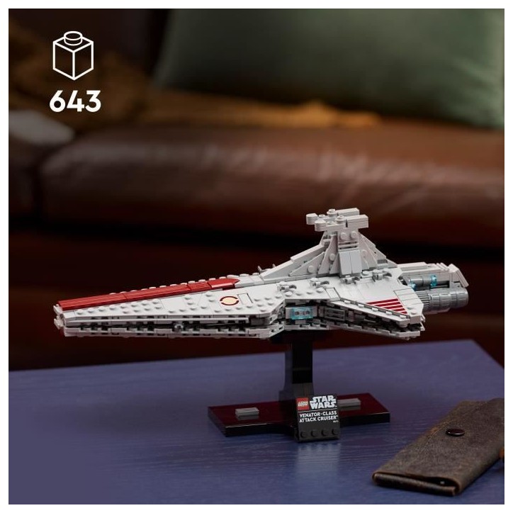 LEGO Star Wars 75441 Le Croiseur d'Assaut de Classe Venator - Set pour Adulte - Vaisseau LEGO Star Wars 75441 Le Croiseur d'Assaut de Classe Venator - Set pour Adulte - Vaisseau