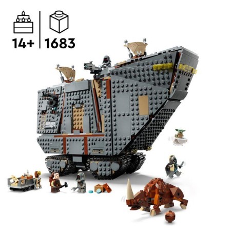 LEGO Star Wars 75453 Le Sandcrawler d'Offworld et le Mudhorn - Jeu pour Ado des 14 ans