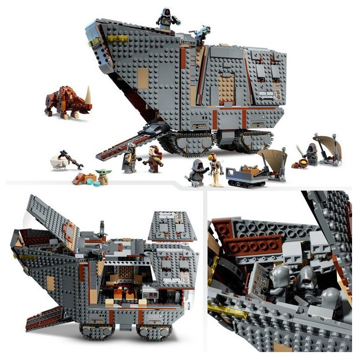LEGO Star Wars 75453 Le Sandcrawler d'Offworld et le Mudhorn - Jeu pour Ado des 14 ans