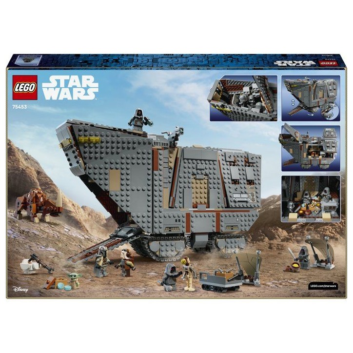 LEGO Star Wars 75453 Le Sandcrawler d'Offworld et le Mudhorn - Jeu pour Ado des 14 ans