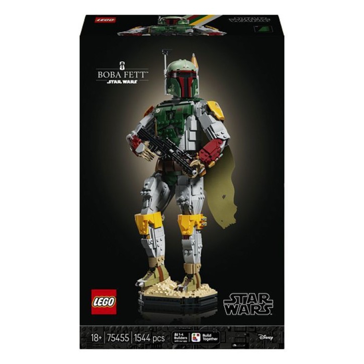 LEGO Figurine Star Wars™ a construire - 75455 - Boba Fett™, chasseur de primes légendaire articulé - Des 18 ans