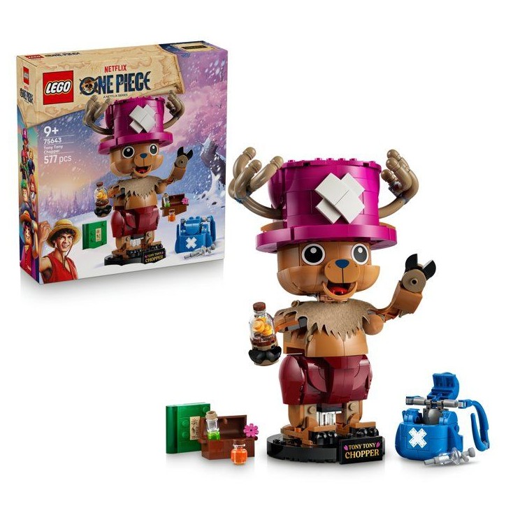 LEGO ONE PIECE 75643 Tony-Tony Chopper - Jouet de Construction des 9 ans Garçon ou Fille