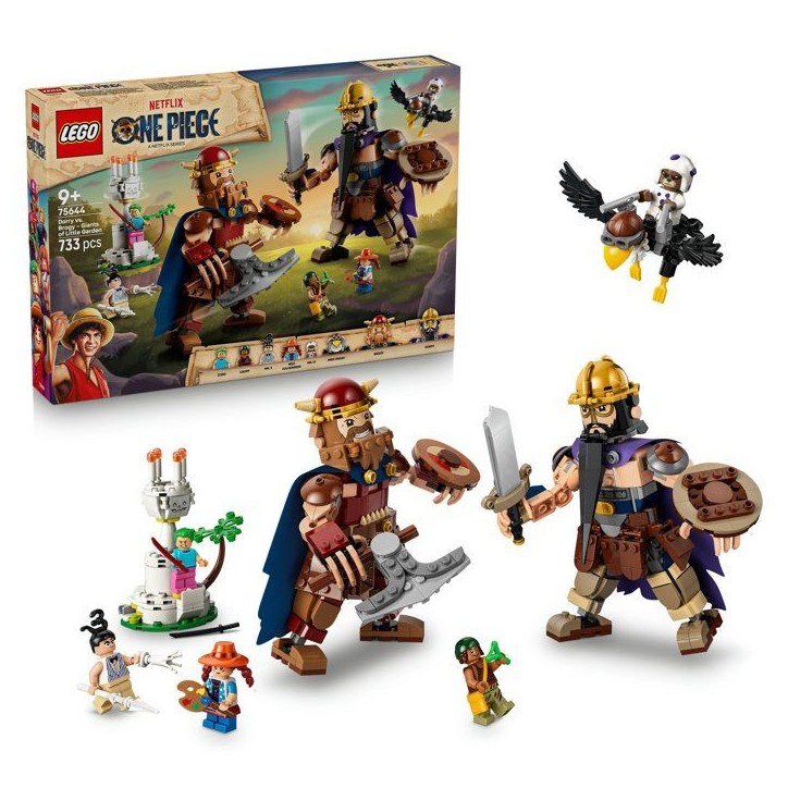 LEGO ONE PIECE 75644 Dorry contre Brogy – Les Géants de Little Garden - Jouet Interactif