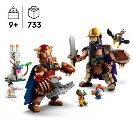 LEGO ONE PIECE 75644 Dorry contre Brogy – Les Géants de Little Garden - Jouet Interactif