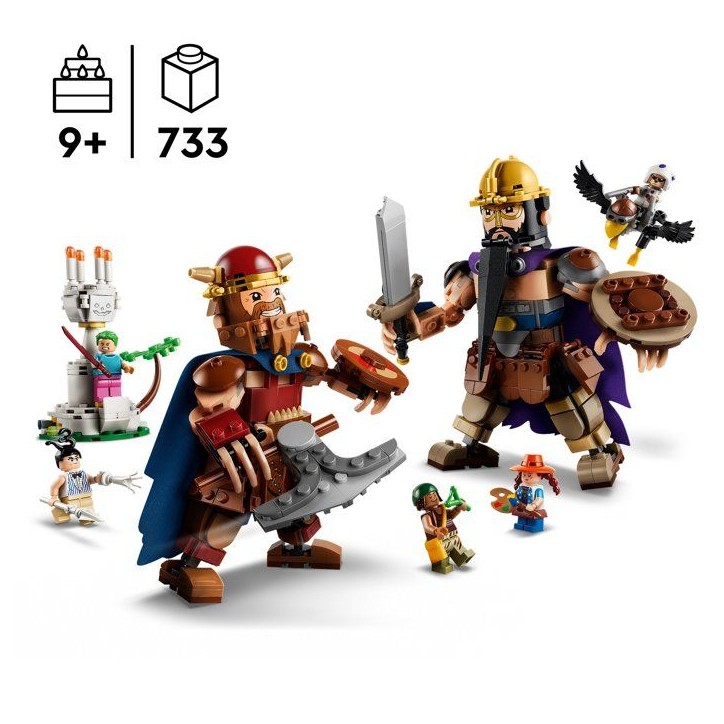 LEGO ONE PIECE 75644 Dorry contre Brogy – Les Géants de Little Garden - Jouet Interactif