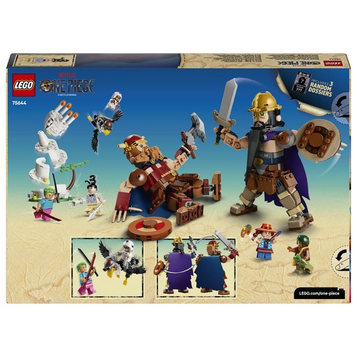 LEGO ONE PIECE 75644 Dorry contre Brogy – Les Géants de Little Garden - Jouet Interactif