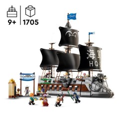 LEGO ONE PIECE 75646 Le Navire de la Marine de Garp - Jouet Bateau des 9 ans - Décoration