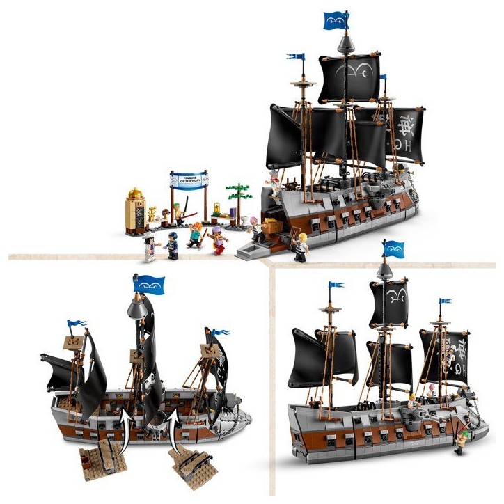 LEGO ONE PIECE 75646 Le Navire de la Marine de Garp - Jouet Bateau des 9 ans - Décoration