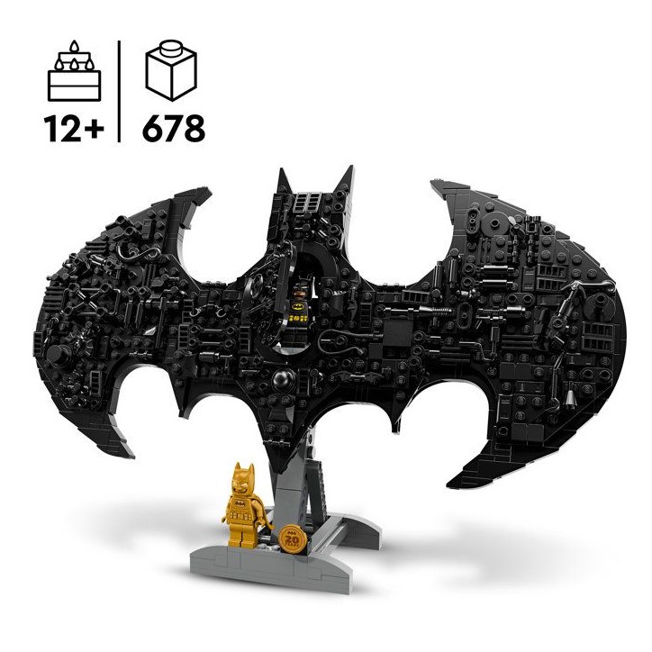 LEGO DC Batman 76330 Logo de Batman - Jeu de Construction pour Garçon ou Fille des 12 ans