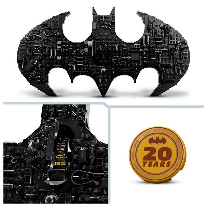 LEGO DC Batman 76330 Logo de Batman - Jeu de Construction pour Garçon ou Fille des 12 ans