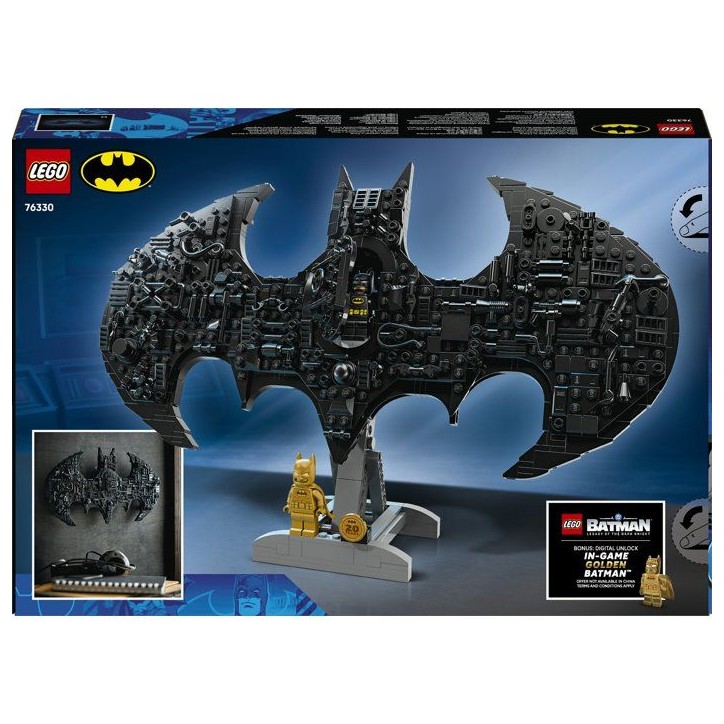LEGO DC Batman 76330 Logo de Batman - Jeu de Construction pour Garçon ou Fille des 12 ans