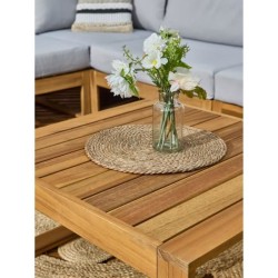 Salon de jardin d'angle modulable LEVATA CLASSIQUE - Bois d'acacia FSC