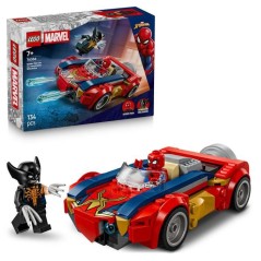 LEGO | Marvel 76336 Spider-Man et sa Voiture contre Wolverine Vénomis