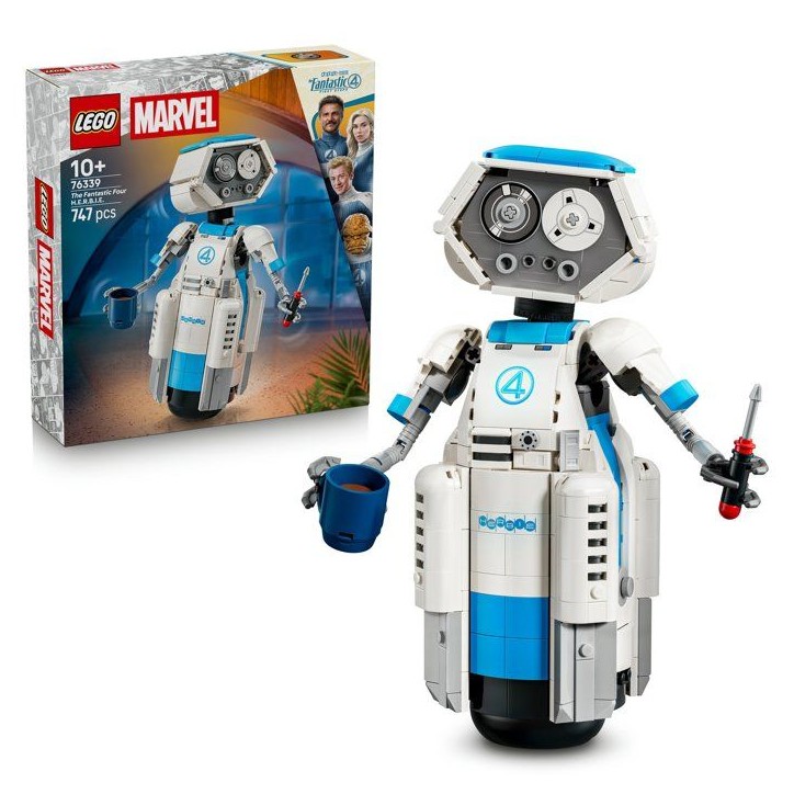 LEGO | Marvel 76339 Les Quatre Fantastiques H.E.R.B.I.E. - Jouet Figurine - Cadeau 10 ans LEGO | Marvel 76339 Les Quatre Fantastiques H.E.R.B.I.E. - Jouet Figurine - Cadeau 10 ans