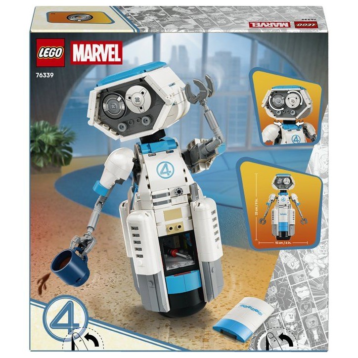 LEGO | Marvel 76339 Les Quatre Fantastiques H.E.R.B.I.E. - Jouet Figurine - Cadeau 10 ans LEGO | Marvel 76339 Les Quatre Fantastiques H.E.R.B.I.E. - Jouet Figurine - Cadeau 10 ans