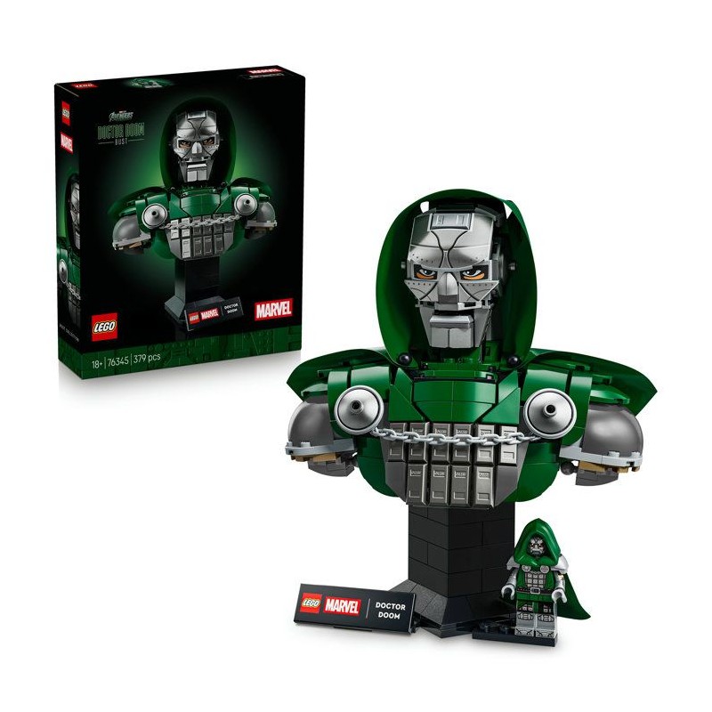 LEGO | Marvel 76345 Buste du Docteur Doom - Set de Construction Adulte