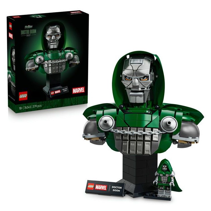 LEGO | Marvel 76345 Buste du Docteur Doom - Set de Construction Adulte - Cadeau Collector LEGO | Marvel 76345 Buste du Docteur Doom - Set de Construction Adulte - Cadeau Collector