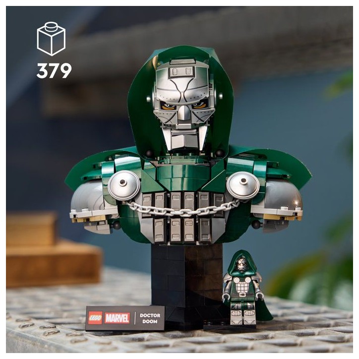 LEGO | Marvel 76345 Buste du Docteur Doom - Set de Construction Adulte - Cadeau Collector LEGO | Marvel 76345 Buste du Docteur Doom - Set de Construction Adulte - Cadeau Collector