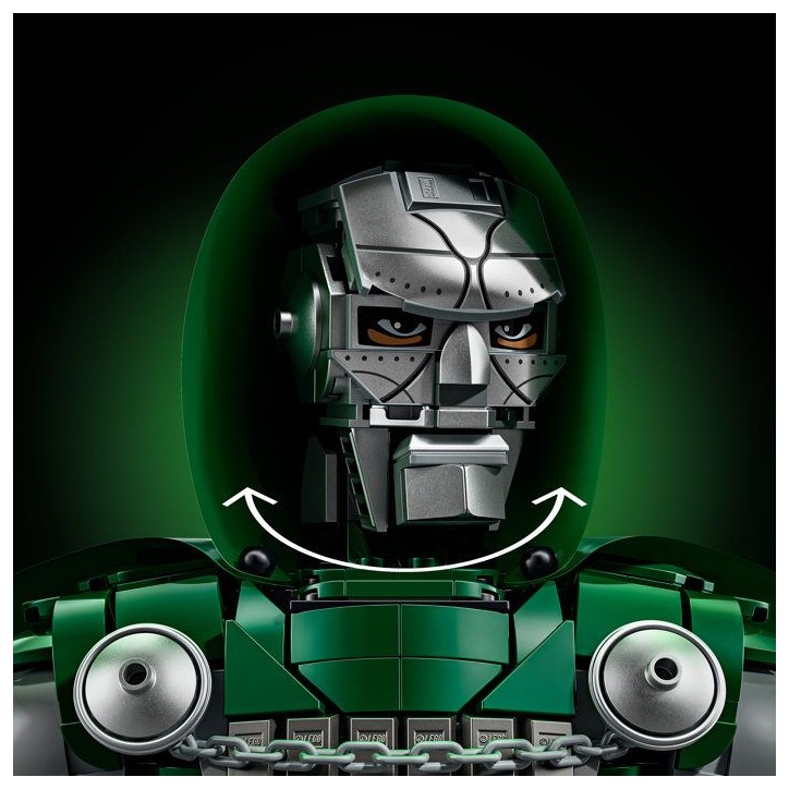 LEGO | Marvel 76345 Buste du Docteur Doom - Set de Construction Adulte - Cadeau Collector LEGO | Marvel 76345 Buste du Docteur Doom - Set de Construction Adulte - Cadeau Collector