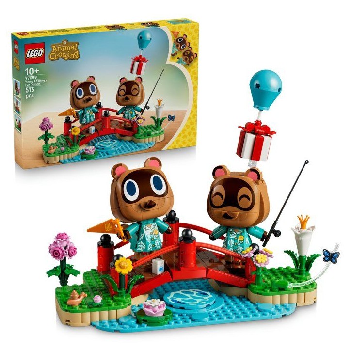 LEGO Animal Crossing 77059 Promenade avec Méli et Mélo - Jouet Gaming Tanuki des 10 ans LEGO Animal Crossing 77059 Promenade avec Méli et Mélo - Jouet Gaming Tanuki des 10 ans