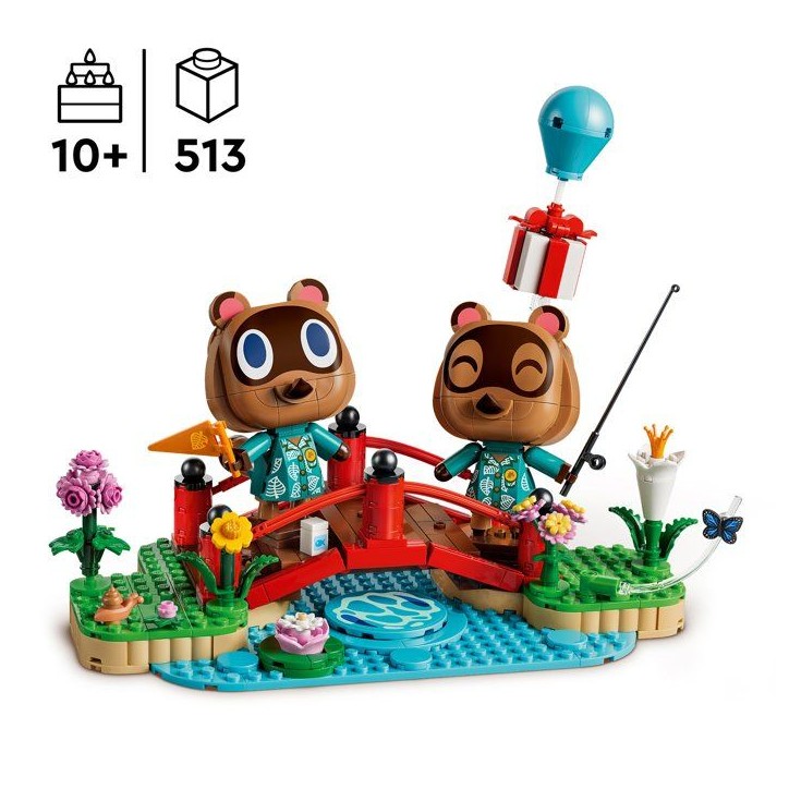 LEGO Animal Crossing 77059 Promenade avec Méli et Mélo - Jouet Gaming Tanuki des 10 ans LEGO Animal Crossing 77059 Promenade avec Méli et Mélo - Jouet Gaming Tanuki des 10 ans