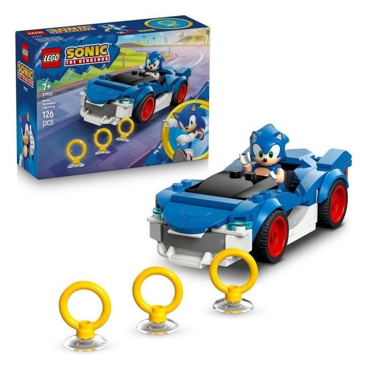 LEGO Sonic the Hedgehog 77117 Sonic : le Bolide Ultra-Rapide - Jouet de Construction 7 ans LEGO Sonic the Hedgehog 77117 Sonic : le Bolide Ultra-Rapide - Jouet de Construction 7 ans