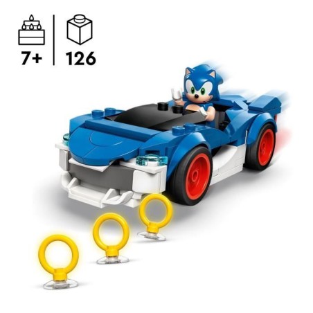 LEGO Sonic the Hedgehog 77117 Sonic : le Bolide Ultra-Rapide - Jouet de Construction 7 ans